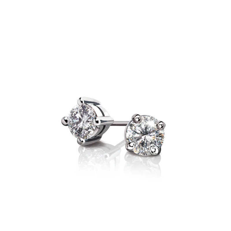 Solitaire Accent Earrings